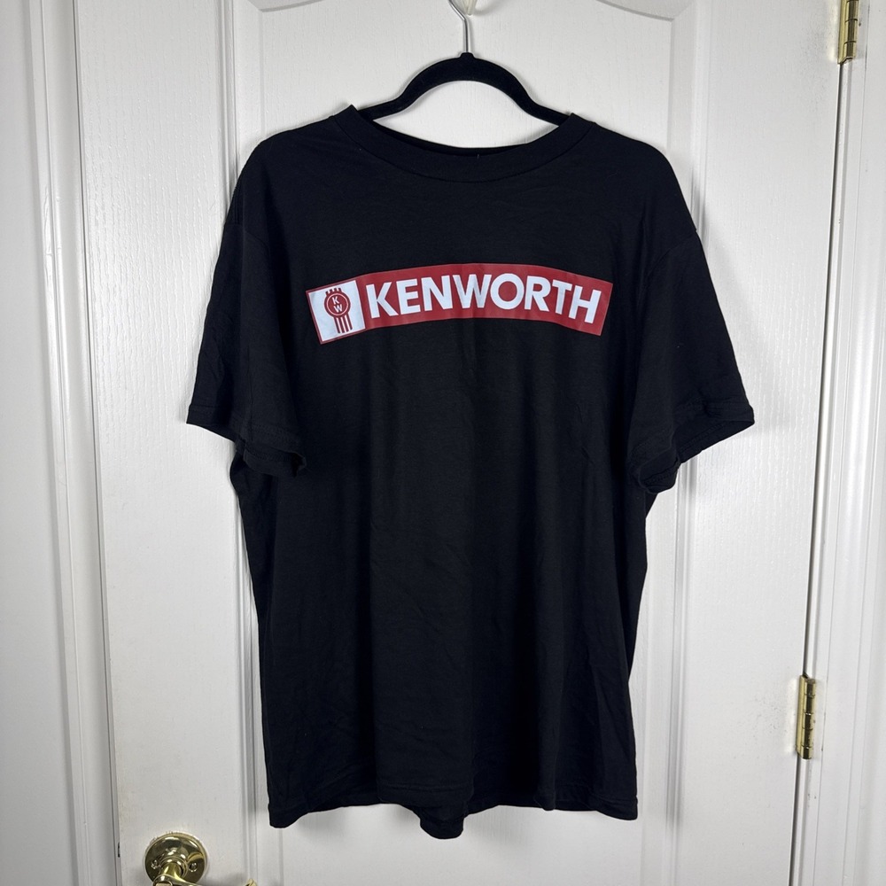 Kenworth Trucker T Shirt Sz XL Black 18 To Life Driving Surviving Skeleton